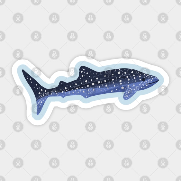 Dots Fish Sticker by Salty Siren Studios